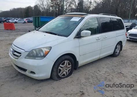 2007 Honda Odyssey Ex-L from USA, damaged, VIN 5FNRL38777B443677